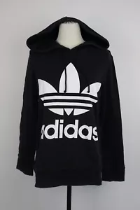 ADIDAS Sudadera Con Capucha Mujer Tg S Casual Vintage Deportiva - Imagen 1 de 11