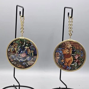 Disney Suncatcher Set Vidrio Ventana Adorno Navidad Pooh Piglet Eeyore Tigger - Imagen 1 de 6
