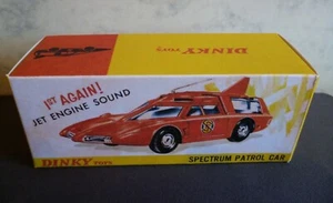 Dinky 103 Captain Scarlet SPC Spectrum Patrol Car Reproduction Box (Box Only) - Picture 1 of 4