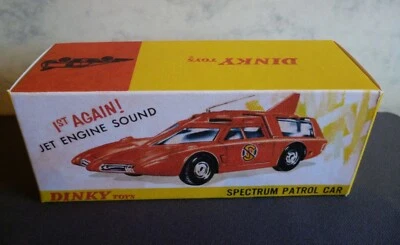 Dinky 103 Captain Scarlet SPC Spectrum Patrol Car Reproducción Caja (Solo Caja) Foto 1 de 4