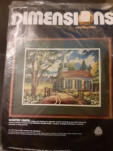 Dimensions Needlepoint Kit 2249 Country Chapel, neu, komplett - Bild 1 von 3