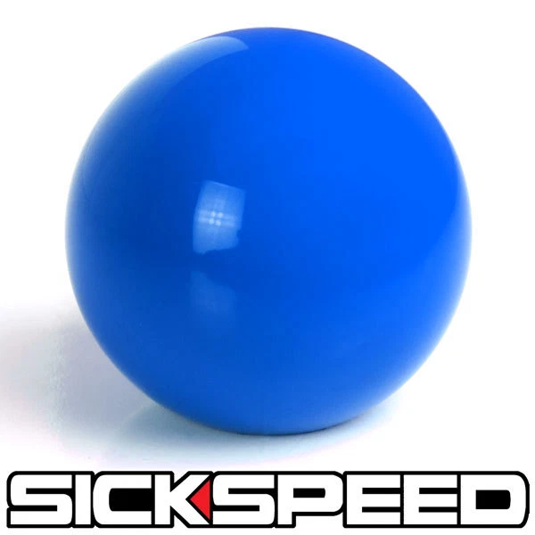 BLUE GUMBALL SHIFT KNOB FOR MANUAL SHORT THROW GEAR SHIFTER SELECTOR 1/2X20 K68 - Image 1 of 1