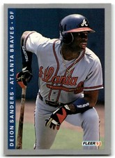 1993 FLEER DEION SANDERS ALBANY-COLONIE YANKEES #13