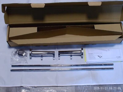 "NEW" American Standard Studio S 24 Inch Double Towel Bar Polished Chrome - Image 1 of 4