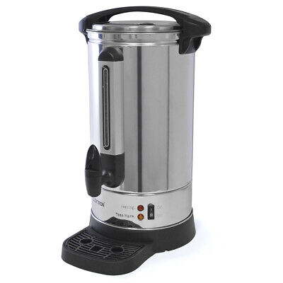 Hot Water Urn Boiler Tea Coffee Catering Electric Manual Fill  & Drip Tray - 10L • 62.99£