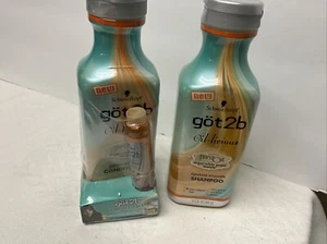 Schwarzkopf Got2b Oil-Licious Triple Oil shampoo liscio opulento e balsamo - Foto 1 di 5