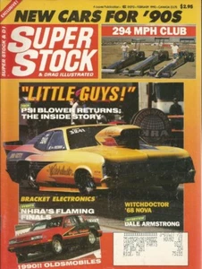 SUPER STOCK 1990 FEB - FUTURE HEROES, 5 GREATEST SS CARS, ARMSTRONG - Imagen 1 de 1