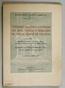 Luch Maiques KUNSTKATALOG SCHULE SEMINAR CORPUS CHRISTI VALENCIA 1951 - Bild 1 von 1