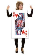Costume carta da gioco donna regina di cuori