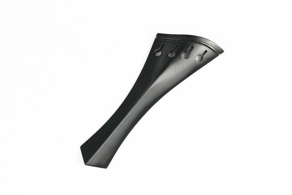 Finest Quality Ebony Violin Tailpiece - Hollow Hill Harp Model (Black Trim) 11.5 - Image 1 of 1