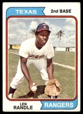 1974 Topps Len Randle Texas Rangers #446