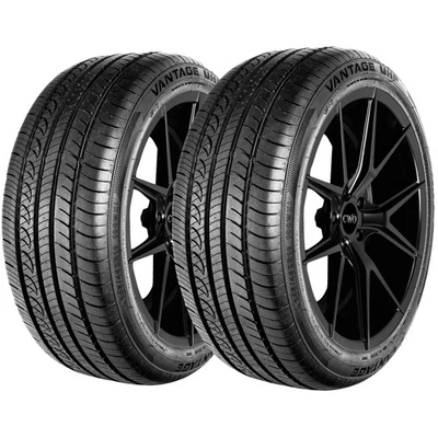 (QTY 2) 235/50ZR17 Vantage UHP 100W XL Black Wall Tires - Image 1 of 4