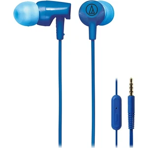 Audio Technica SonicFuel In-ear Headphones with In-line Mic ATH-CLR100iSBL - Picture 1 of 7