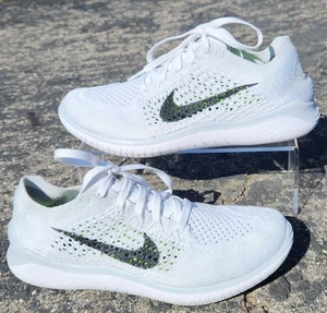 Nike Free RN Flyknit 2018 Damengröße 7 Laufschuhe weiß platin LESEN  - Bild 1 von 12