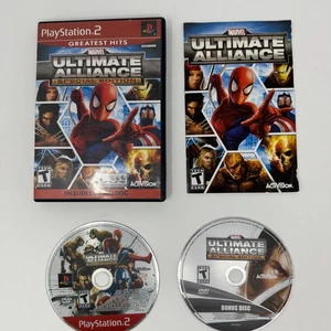 Marvel Ultimate Alliance Special Edition Greatest Hits PlayStation 2 CIB Bonus - Picture 1 of 6