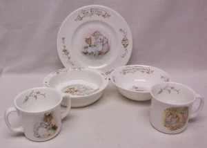 Beatrix Potter Royal Albert Plate 2 Bowls Cup 2 Handle Cup - Picture 1 of 6