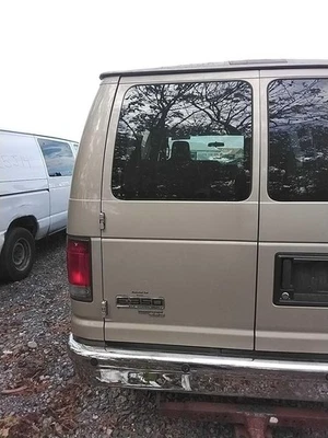 Used Left Rear Cargo Door Assembly Back fits: 2009 Ford E350 VAN w/window Left R - Image 1 of 4