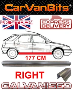 FOR CITROEN ZX 91-98 SILL REPAIR BODY RUST OUTER PANEL 177CM RIGHT - Picture 1 of 7