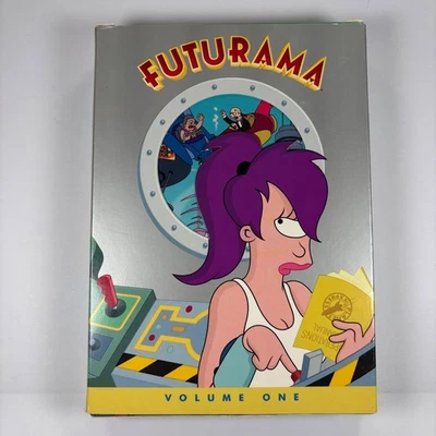 Futurama Volume One DVD Box Set 3 Discs 2003 Matt Groening Complete Cartoon - Image 1 of 4