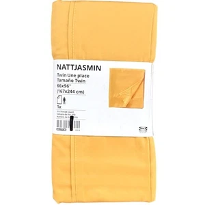 IKEA NATTJASMIN Yellow Twin Flat Sheet. - Picture 1 of 2