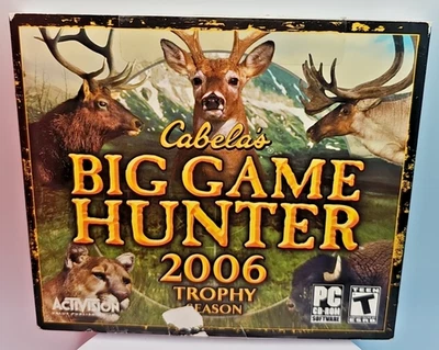 Cabela's Big Game Hunter 2006 Trophy Season (PC, CD-ROM, 2005) With Slipcover - Image 1 of 3