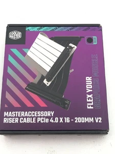 Cable elevador Cooler Master MasterAccessory PCIe 4,0 x16 200 mm V2 negro - Imagen 1 de 6
