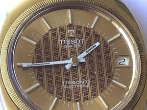 Ultra Rare Tissot “TISSONIC” F300 Electronic Mens 12J Tuning Fork Watch Swiss - Picture 1 of 24
