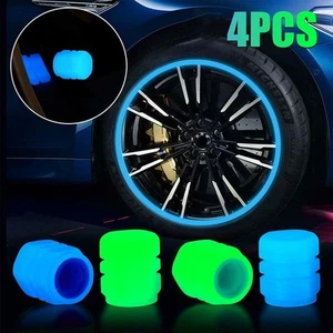 Car Tire Valve Cap Motorcycle Rubber Auto Bike Accessories Hub Dust-proof - Picture 1 of 12