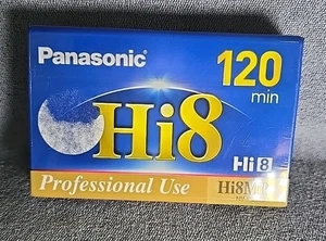 Cassette caméscope Panasonic Hi8 MP 120 usage professionnel 8 mm NEUVE *scellée* - Photo 1 sur 2