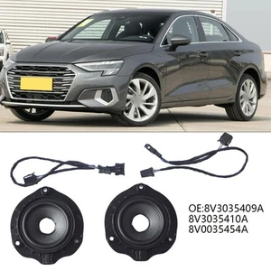 Speaker Pair with Cables for A3 Door Midrange Speakers 8V3035409A 8V3035410A - Picture 1 of 7