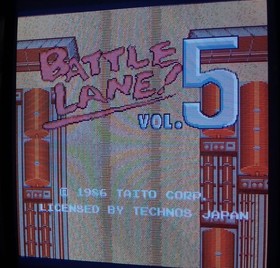 ~ Battle Lane Vol.5 1986 Taito/Technos Arcade Non Jamma PCB ~