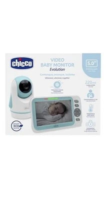 Chicco Baby Monitor Video Evolution, Telecamera Rotante Motorizzata per Neonati - Immagine 1 di 4