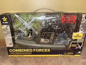 Ejército de los Estados Unidos Fuerzas Combinadas Jungla Patrulla Barco y Drone Set Juguete Nuevo En Caja Oficial - Imagen 1 de 8