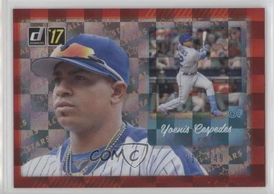 2017 Panini Donruss All-Stars Red /149 Yoenis Cespedes #AS-12 - Image 1 of 2