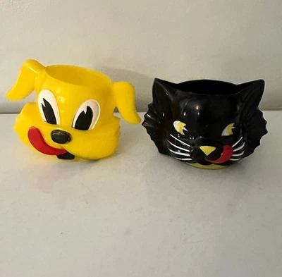 Vintage Ken-L-Ration F&F Die & Molds Cat-Dog Creamer-Sugar Containers Dog Food - Image 1 of 4