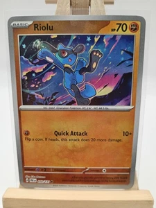 Pokemon Prismatic Evolutions Riolu 050/131 Poke Ball NM Pokémon Karte TCG - Bild 1 von 3