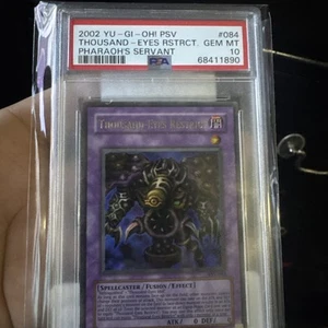 Yu-Gi-Oh! Thousand-Eyes Restrict Pharaoh's Servant unlimited PSV-084 PSA 10 - Picture 1 of 2