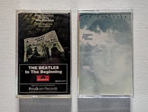 BEATLES/JOHN LENNON Cassette Tape Lot: Imagine, In The Beginning (Tony Sheridan) - Picture 1 of 6
