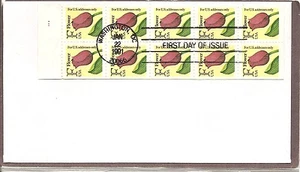 US SC # 2519a Flower FDC. Booklet Pane of 10. Ready for cachet - Picture 1 of 1