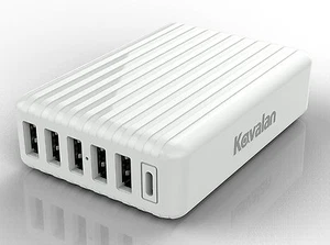KAVALAN 6-Port USB A,C,Charger for Samsung Note Fold S24 S23 S22 S21 PLUS ULTRA - Picture 1 of 7