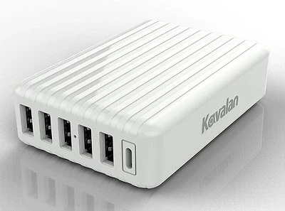 KAVALAN 6-Port USB A,C,Charger for Samsung Note Fold S24 S23 S22 S21 PLUS ULTRA - Image 1 of 4