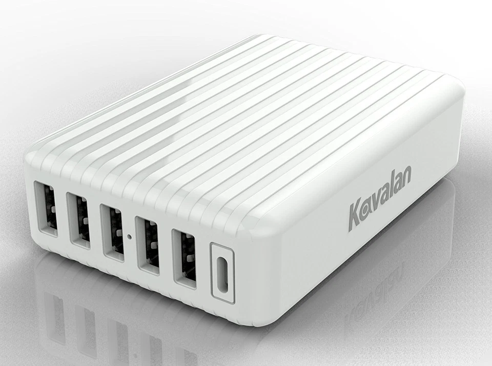 KAVALAN 6-Port USB A,C,Charger for Samsung Note Fold S24 S23 S22 S21 PLUS ULTRA - Image 1 of 4