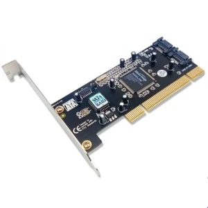 2 Port SATA to PCI Sil3112 Controller PCI To SATA Adapter Card Support RAID 0/1 - Picture 1 of 7
