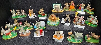 Lote de 37 estatuetas Charming Tails - você escolhe! - Imagem 1 de 4