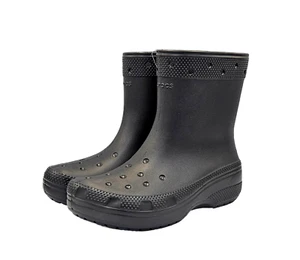 Crocs Z121124* Stivali unisex neri classici da pioggia pull-on taglia M8 W10 - Foto 1 di 6
