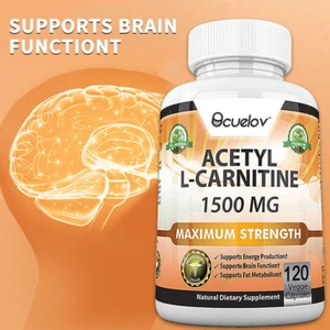 Acetyl-L-Carnitin-Kapseln 1500Mg,Kraftvoller Gewichtsverlust Und Fettverbrennung - Bild 1 von 15