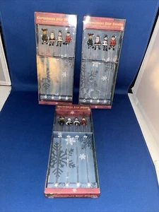 Sommelier Christmas Swizzle Stir Sticks Santa Snowman Nutcracker Reindeer 3 Sets - Picture 1 of 8