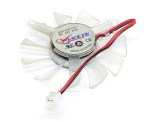Vette A6010C12C Graphics Card Fan DC 12V 0.3A Sapphire ATI Radeon X1600/1650 Pro - Afbeelding 1 van 1