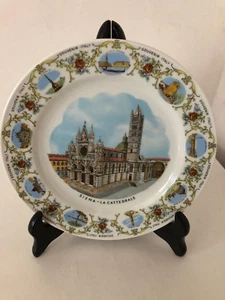 Piatto del buon ricordo in ceramica di Siena La Cattedrale - Picture 1 of 1