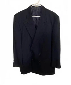 Calvin Klein Men's Double-Breasted Wool Blazer - Size 42 Long - Picture 1 of 4